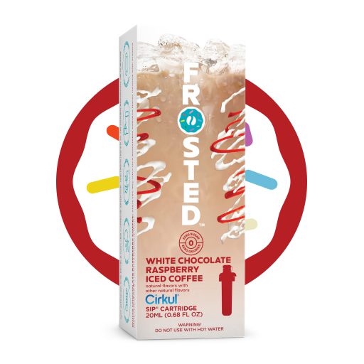 Frosted White Chocolate Raspberry Iced Coffee F0WC