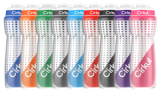 22oz. Insulated Squeeze Plastic Bottle & Sport Lid CL9H