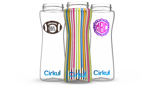 Custom 22oz. Plastic Bottle & Comfort Grip Lid GA32
