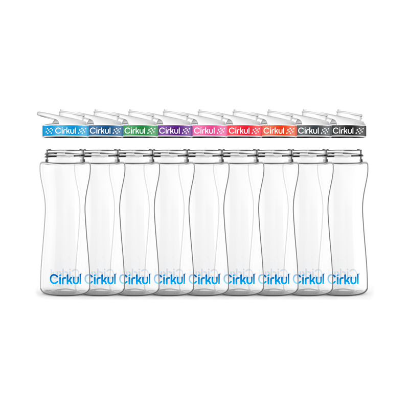 22oz. Plastic Bottle & Comfort Grip Lid F108