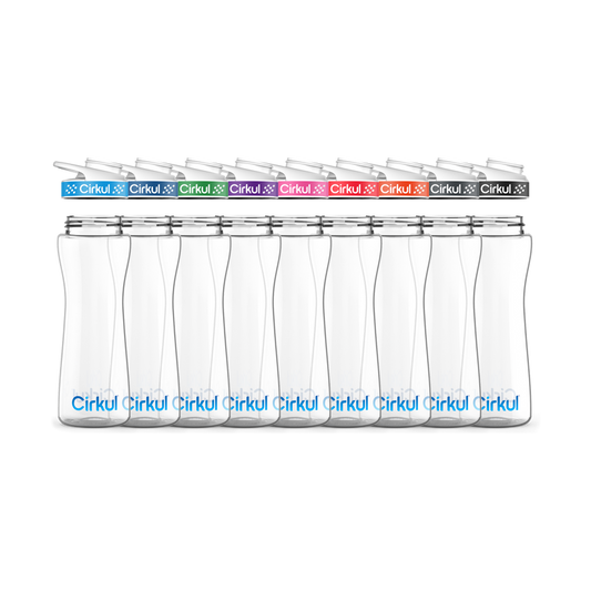 22oz. Plastic Bottle & Comfort Grip Lid F108