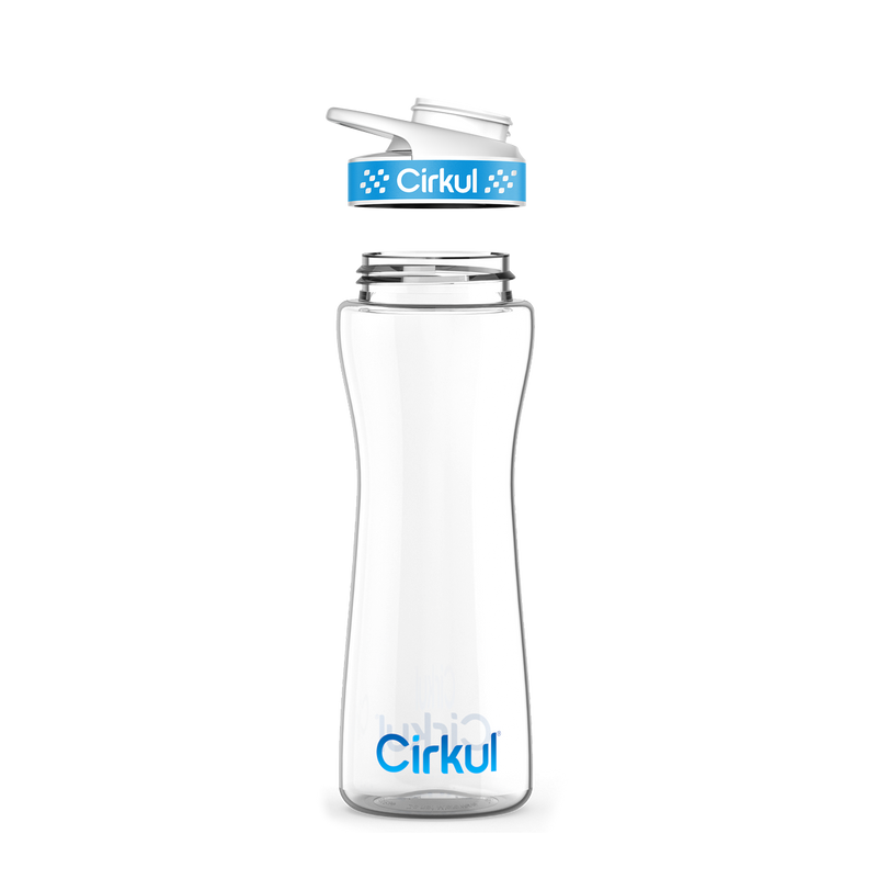 22oz. Plastic Bottle & Comfort Grip Lid F108