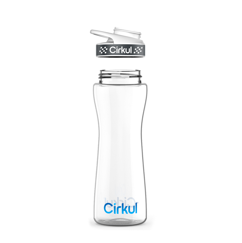 22oz. Plastic Bottle & Comfort Grip Lid F108