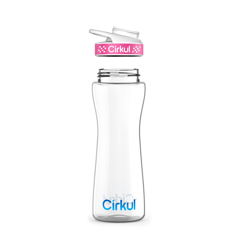 22oz. Plastic Bottle & Comfort Grip Lid F108