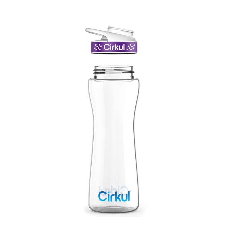 22oz. Plastic Bottle & Comfort Grip Lid F108