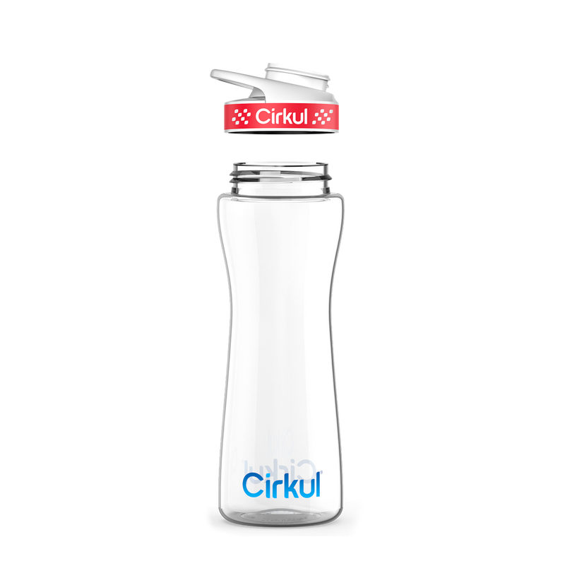 22oz. Plastic Bottle & Comfort Grip Lid F108