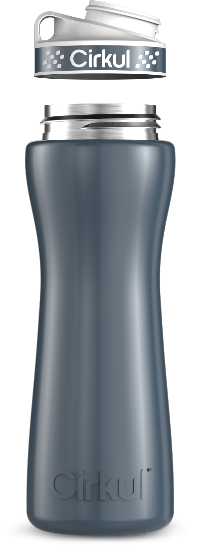 Custom 22oz. Stainless Steel Bottle & Comfort Grip Lid HSRR