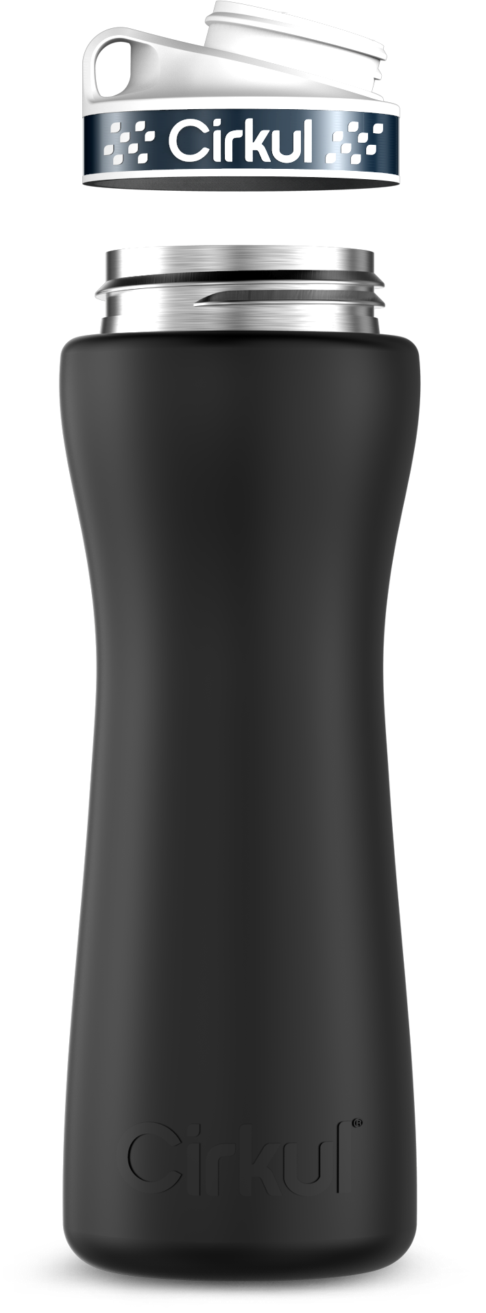 Custom 22oz. Stainless Steel Bottle & Comfort Grip Lid HSRR