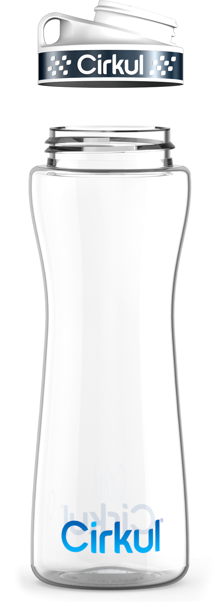 Custom 22oz. Plastic Bottle & Comfort Grip Lid GA32