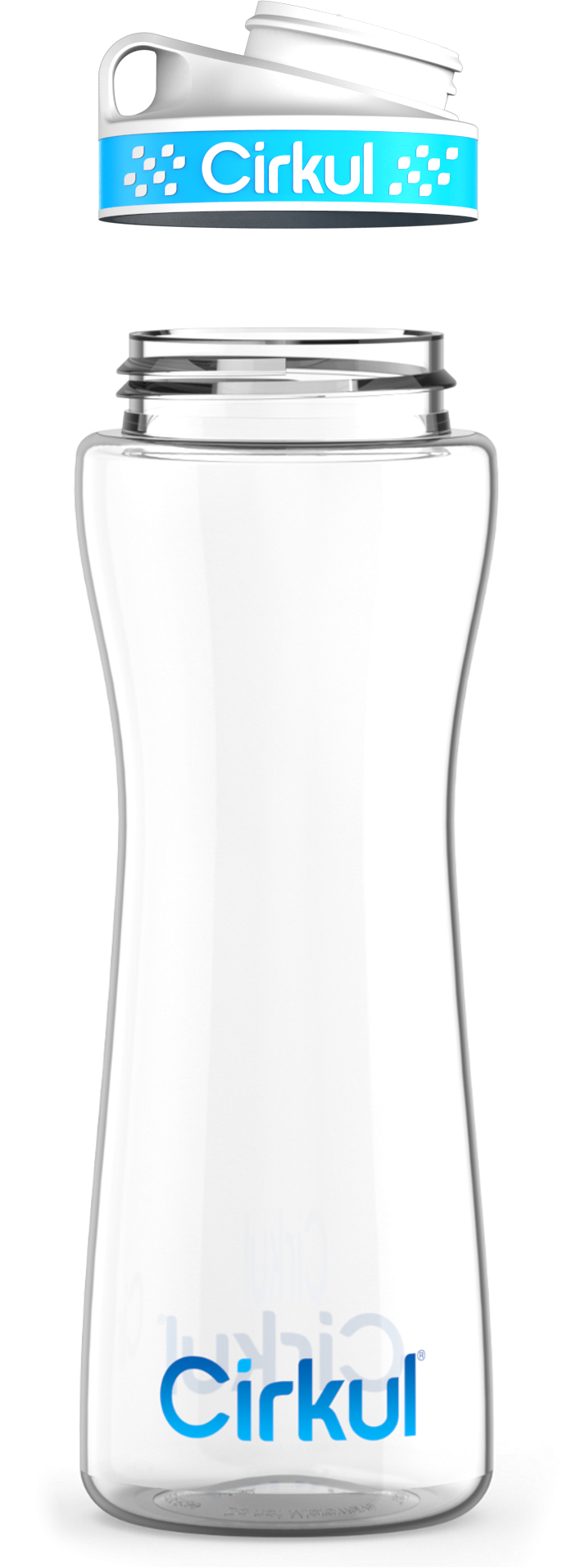 Custom 22oz. Plastic Bottle & Comfort Grip Lid GA32