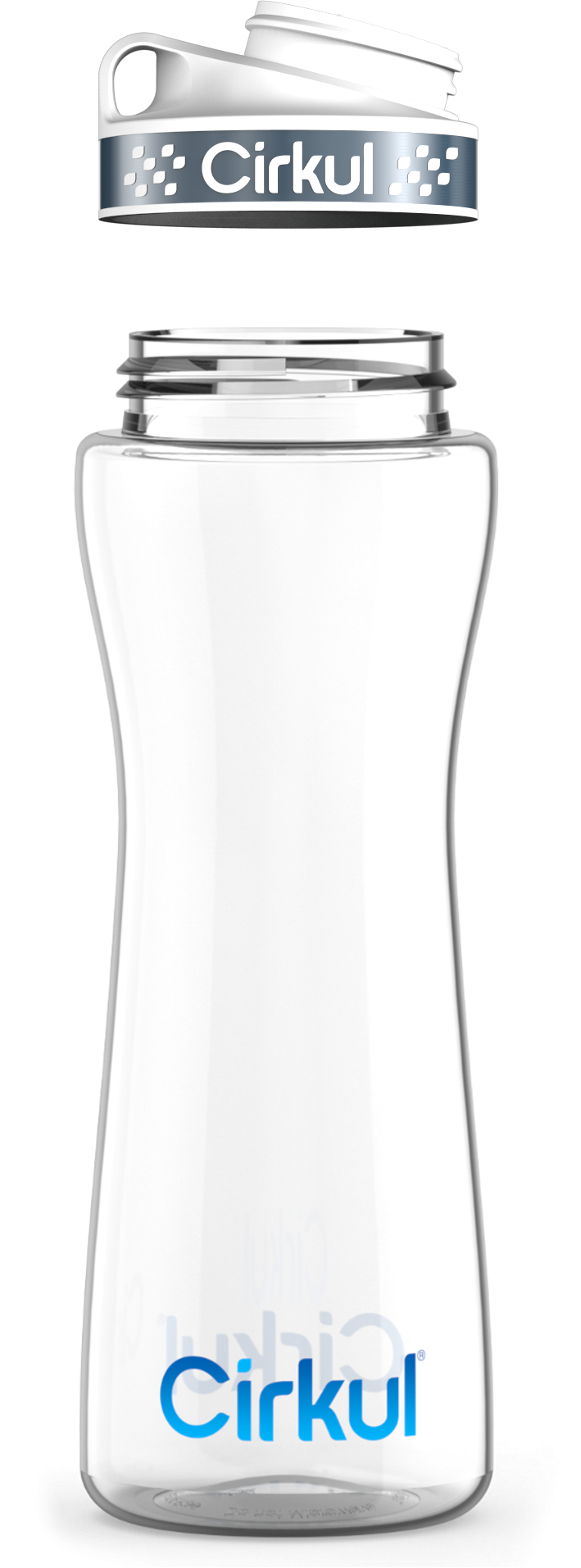 Custom 22oz. Plastic Bottle & Comfort Grip Lid GA32
