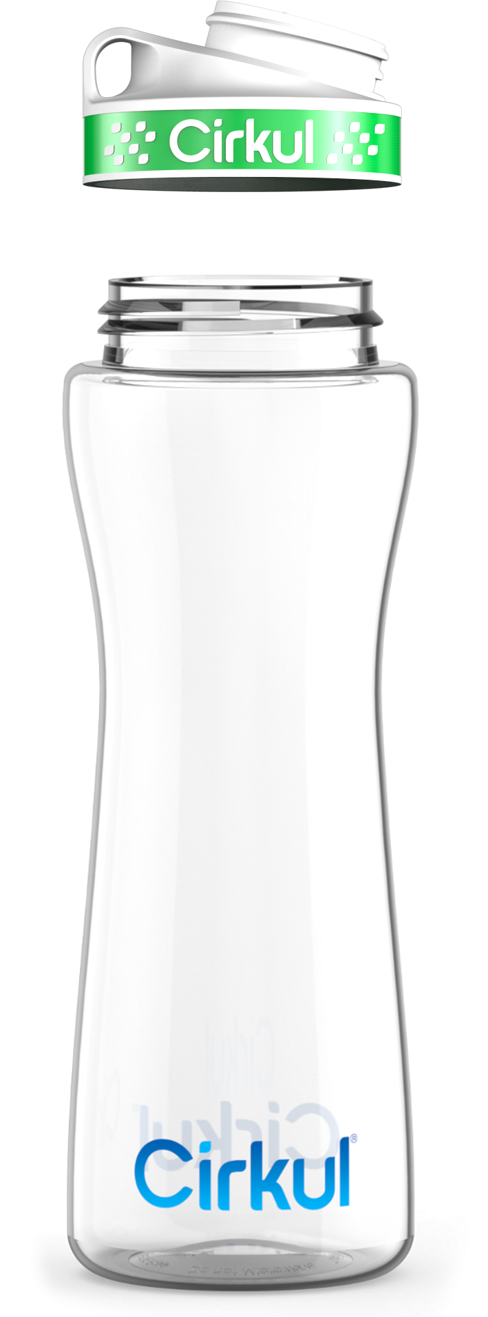 Custom 22oz. Plastic Bottle & Comfort Grip Lid GA32