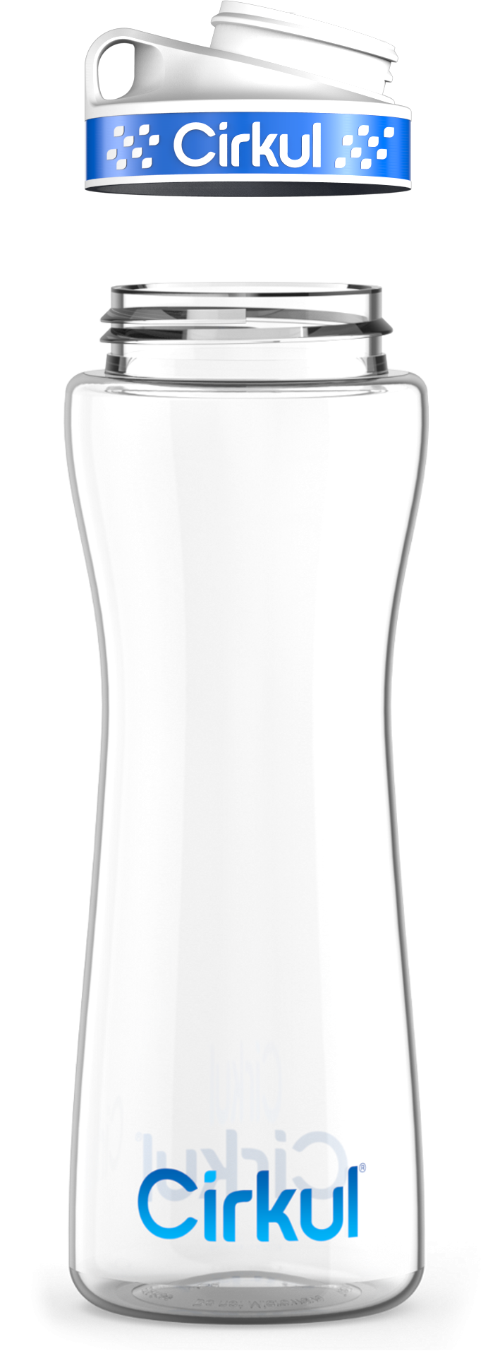 Custom 22oz. Plastic Bottle & Comfort Grip Lid GA32