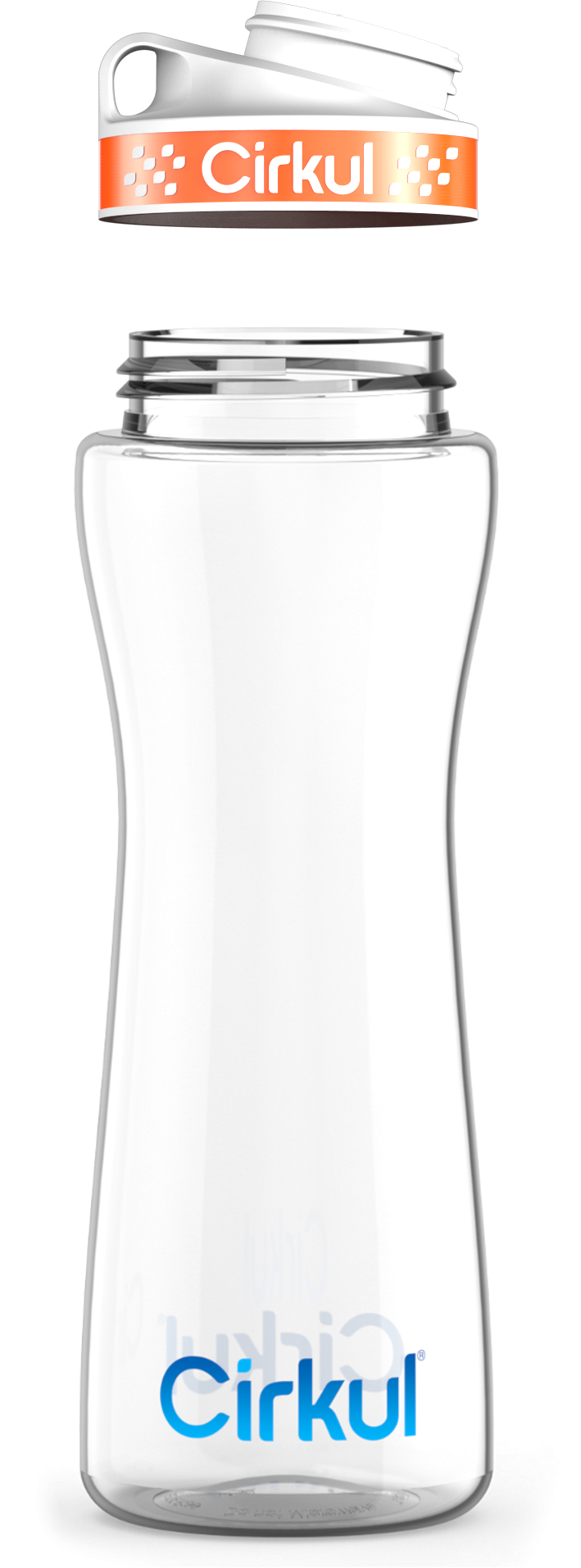 Custom 22oz. Plastic Bottle & Comfort Grip Lid GA32