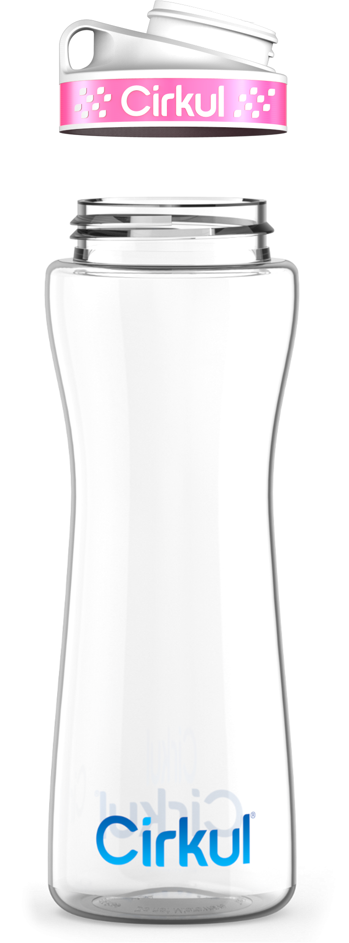 Custom 22oz. Plastic Bottle & Comfort Grip Lid GA32