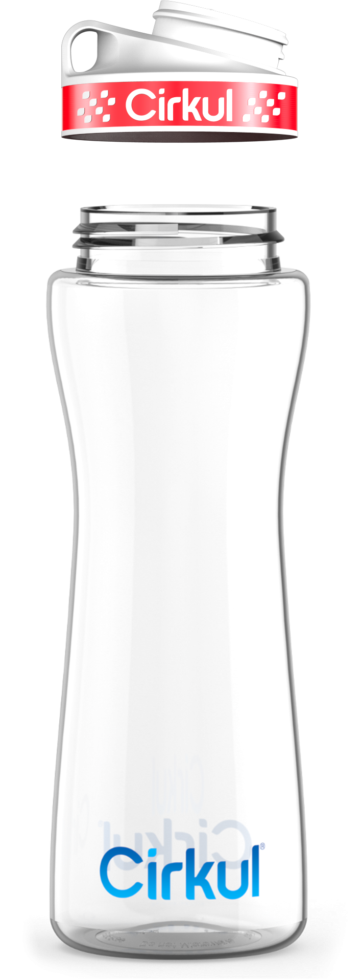 Custom 22oz. Plastic Bottle & Comfort Grip Lid GA32