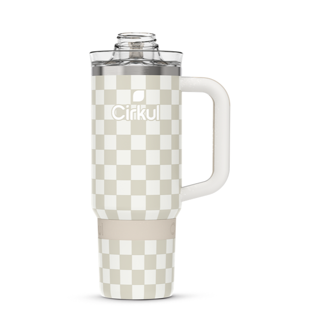 Limited Edition: 30oz. Taupe Tartan Travel StrawSip™ Tumbler 4ZZ4