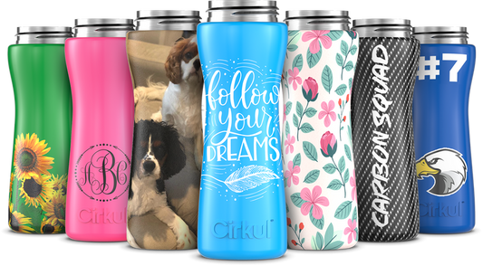 Custom 22oz. Stainless Steel Bottle & Comfort Grip Lid HSRR